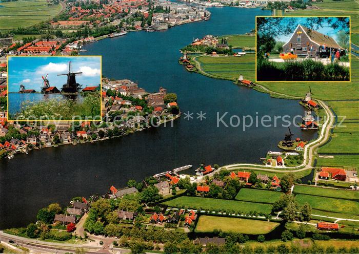 Zaanse Schans Fliegeraufnahme