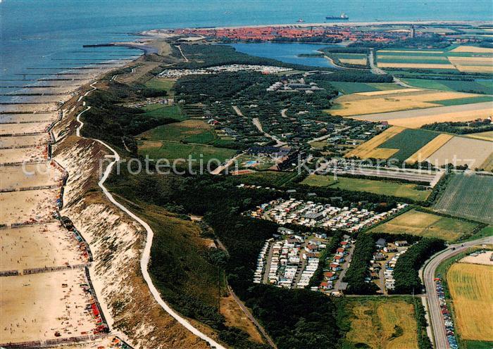 Zoutelande NL Westkapelle Fliegeraufnahme
