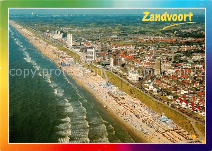 Zandvoort Noord Holland NL Fliegeraufnahme