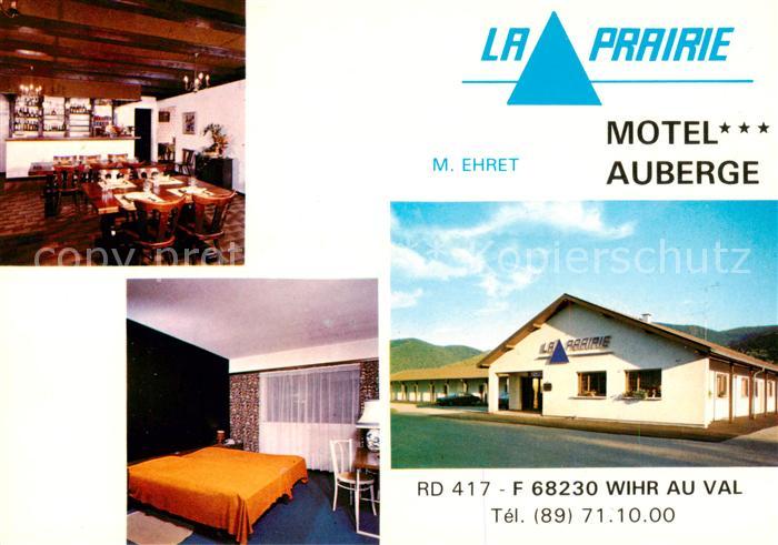 Wihr-au-Val 68 Haut-Rhin La Prairie Motel Auberge Gastraum Zimme