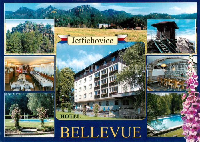 Jetrichovice Dittersbach CZ Hotel Bellevue Gastraeume Schwimmbad Details