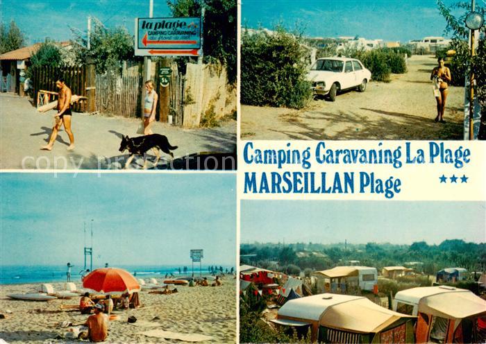 Marseillan-Plage 34 Herault Camping Caravaning La Plage Strandpartien