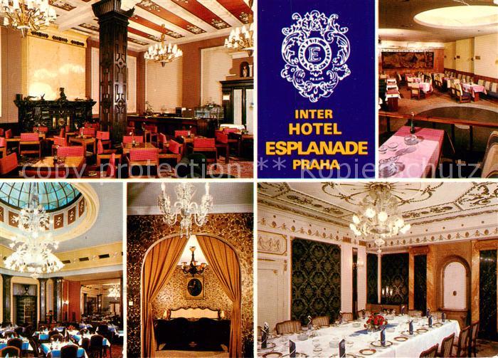 Praha Prahy Prague Inter Hotel Esplanade Gastraeume Zimmer