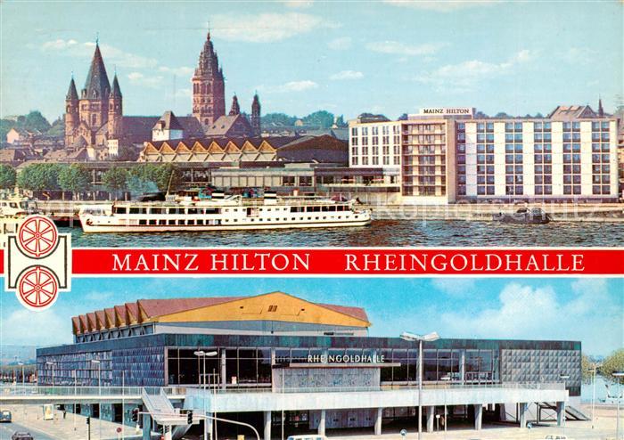 Mainz  Rhein Hilton Rheingoldhalle Rheinfaehre