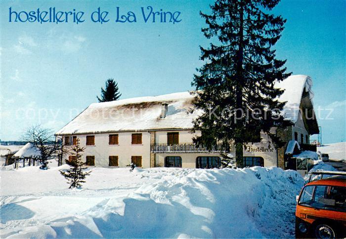 La Vrine Goux-les-Usiers 25 Doubs Hostellerie Ferme Hôtel en hiver
