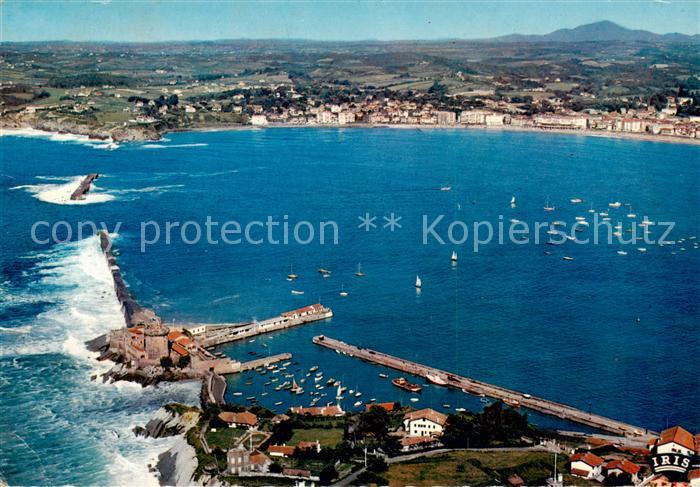 Saint-Jean-de-Luz Port et Fort du Socoa vue aérienne