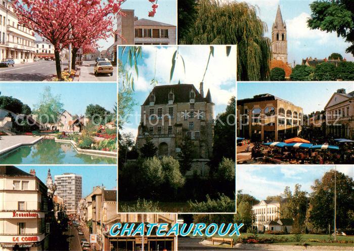 Chateauroux 36 Indre Gare Laboir Bonnet Avenue de la Gare Abbaye Place de l Hôte