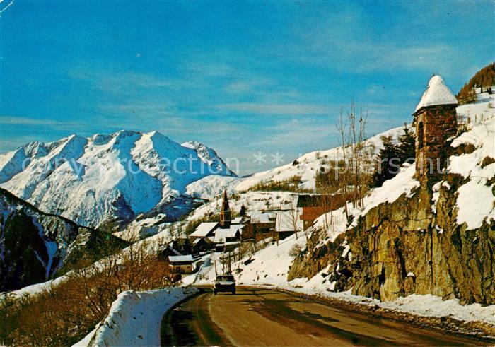 Alpe d Huez Isere L Oratoire Saint Claude Village d Huez et le Taillefer Alpes