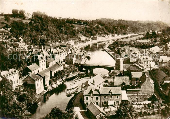 Dinan 22 Cotes-d Armor Vue prise du Viaduc de Lanvallay