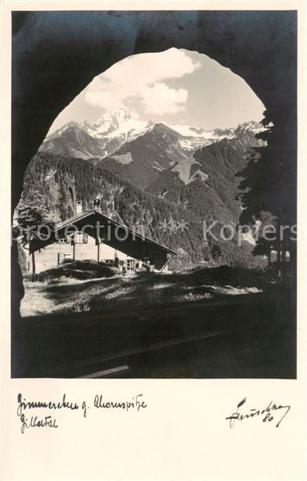Zimmereben Mayrhofen Zillertal AT mit Ahornspitze