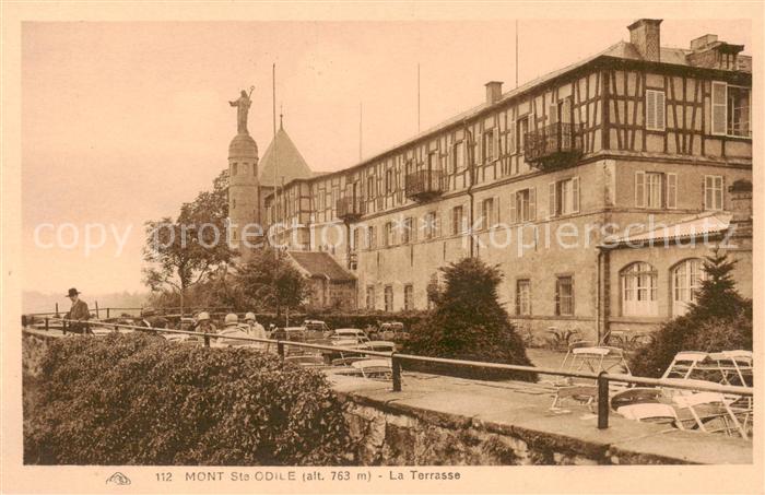 Mont-Ste-Odile Mont-Sainte-Odile 67 Alsace La Terrasse