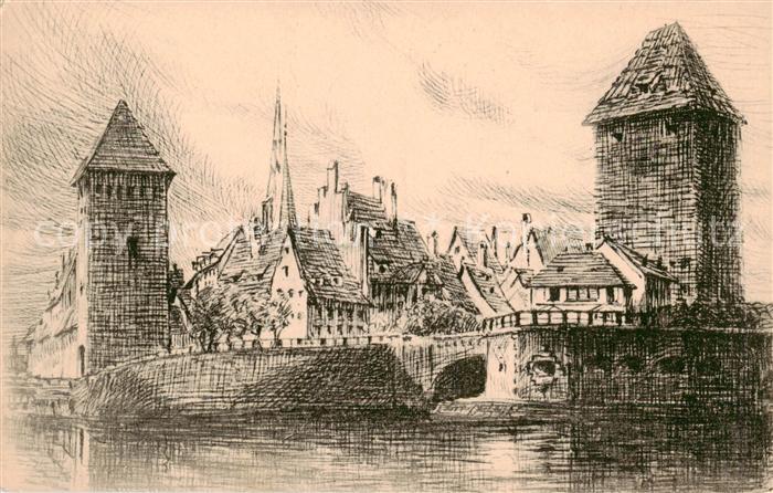 Strasbourg 67 Alsace Les Ponts Couverts