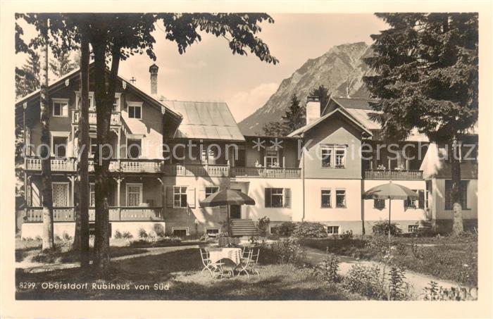 Oberstdorf Hotel Pension Rubihaus