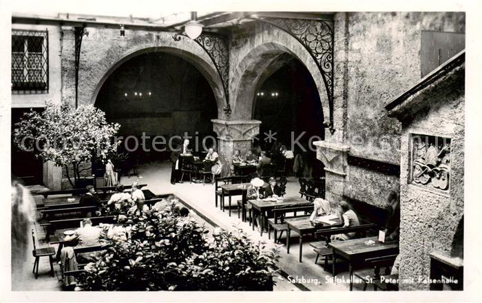 Salzburg AT Stiftskeller St Peter mit Felsenhalle