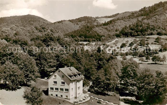 Bad Sulzbach Pension Waldfrieden Fliegeraufnahme