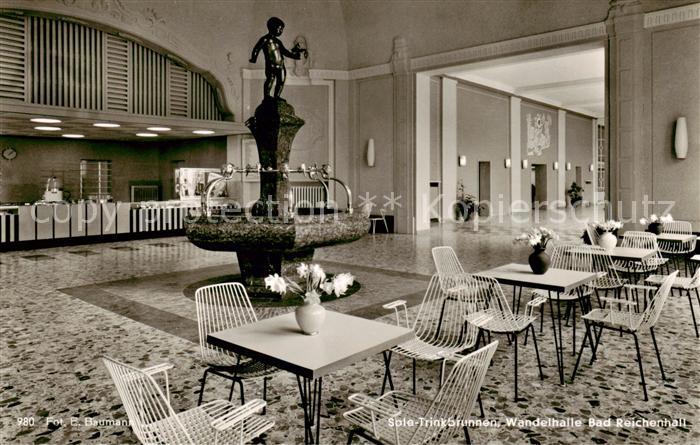 Bad Reichenhall Sole Trinkbrunnen Wandelhalle