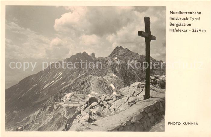 Nordkettenbahn Innsbruck Hafelekar Gipfelkreuz