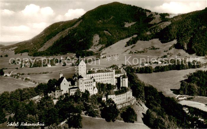 Hohenaschau Chiemgau Schloss Hohenaschau Fliegeraufnahme