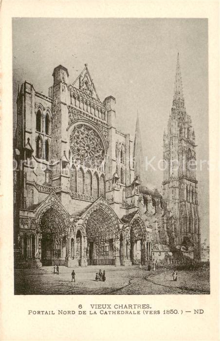 Chartres 28 Portail Nord de la Cathedrale