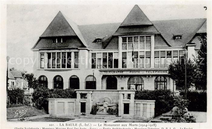 La Baule sur Mer 44 Le Monument aux Morts La Poste