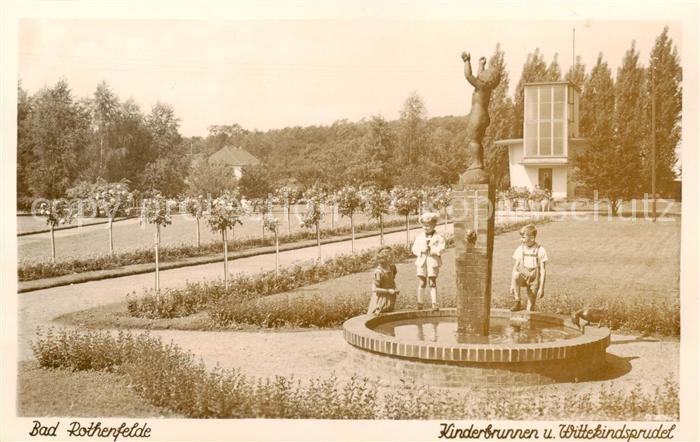 Bad Rothenfelde Kinderbrunnen und Wittekindsprudel