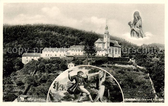 Mariabuchen Lohr Main Wallfahrtskirche und Kloster