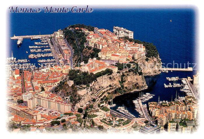 Monte-Carlo Monaco Vue generale aerienne du Rocher
