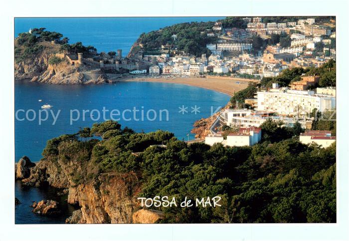 Tossa de Mar ES Fliegeraufnahme