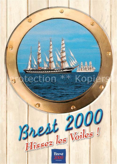 Brest 29 Navigation en majeste le Krusenstein en second plan le Sedov