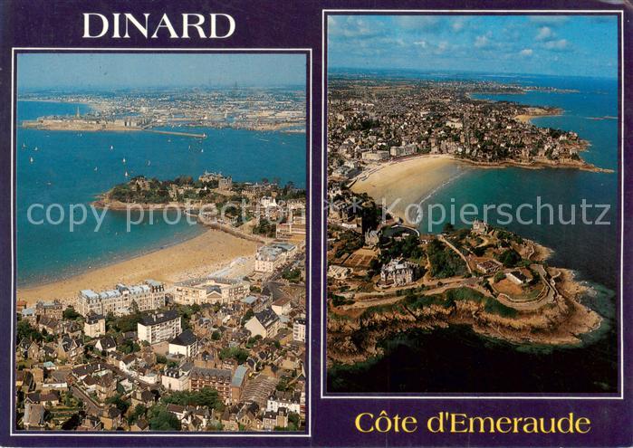 Dinard 35 La plage de l’Ecluse Vue aerienne