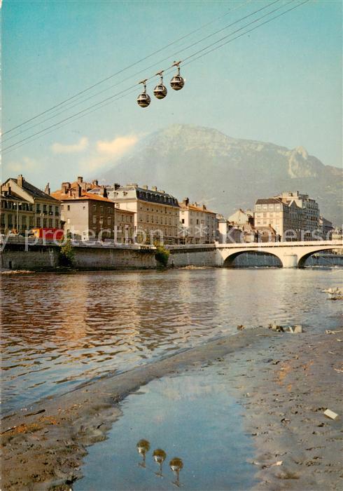 Grenoble 38 Isere le telepherique de la Bastille et la Moucherotte