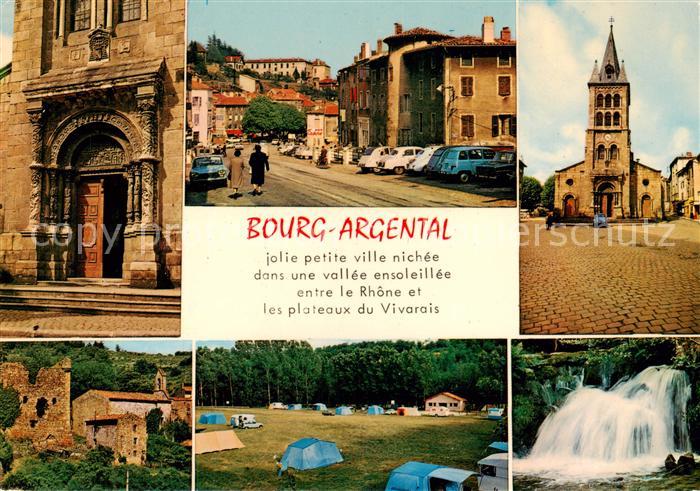 Bourg-Argental Jolie petite ville nichee dans une vallee ensoleillee entre le Rh