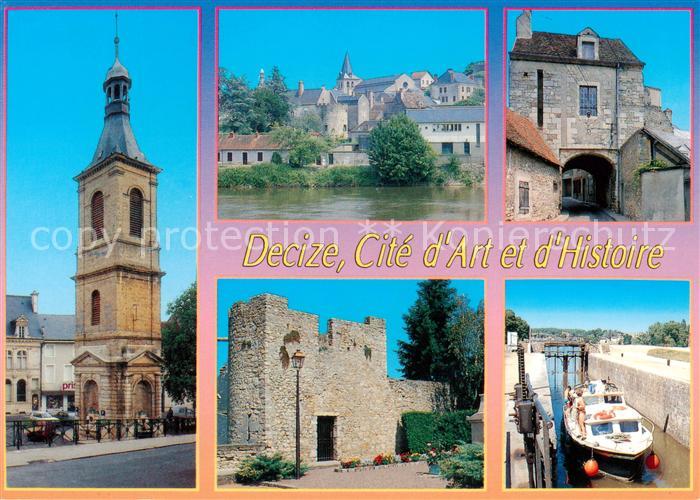 Decize 58 Nievre Tour Guy Coquille Bords de Loire Porte