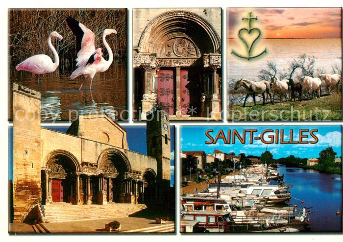 Saint-Gilles Gard Eglise abbatiale Saint Gille Le port de plaisance