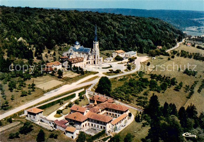 Domremy-la-Pucelle 88 Vosges Vue aerienne Basilique Nationale de Ste