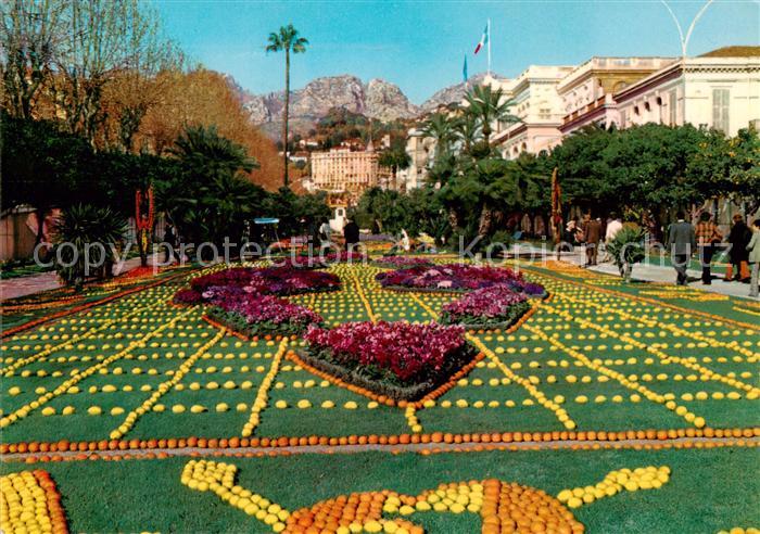 Menton 06 Fetes du Citron Les Jardins Boves decor