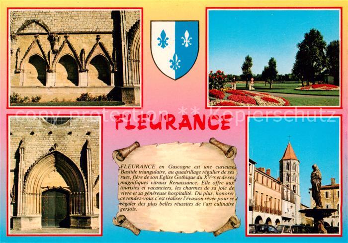 Fleurance 32 Gers Eglise Gothique Vue partielle