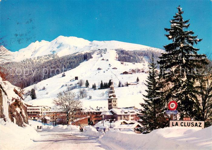 La Clusaz 74 Entree de la station