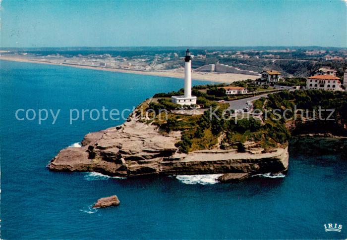 Biarritz Pyrenees Atlantiques Le Phare et la Plage de la Chambre d’Amour Vue aer
