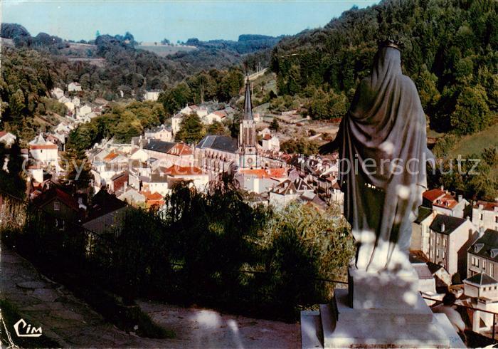 Plombieres-les-Bains Vosges Vue prise de la Vierge