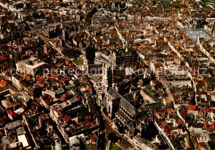 Gent Gand Flandre Fliegeraufnahme