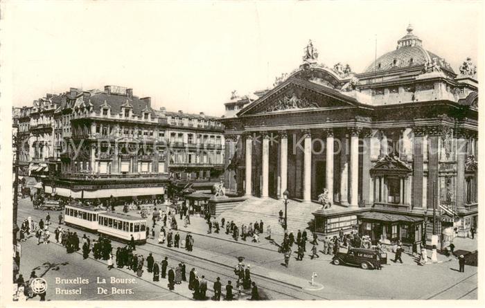 Strassenbahn Tramway-- Bruxelles Bourse
