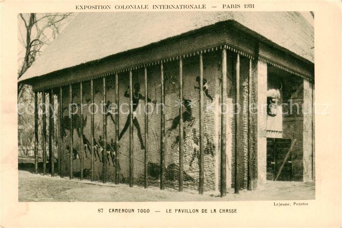Exposition Coloniale Internationale Paris 1931 Cameroun Togo Chasse