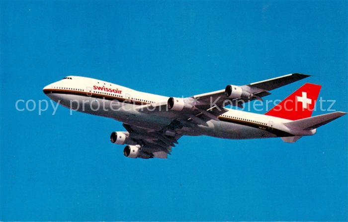 Flugzeuge Zivil Schweiz BOEING 747 B