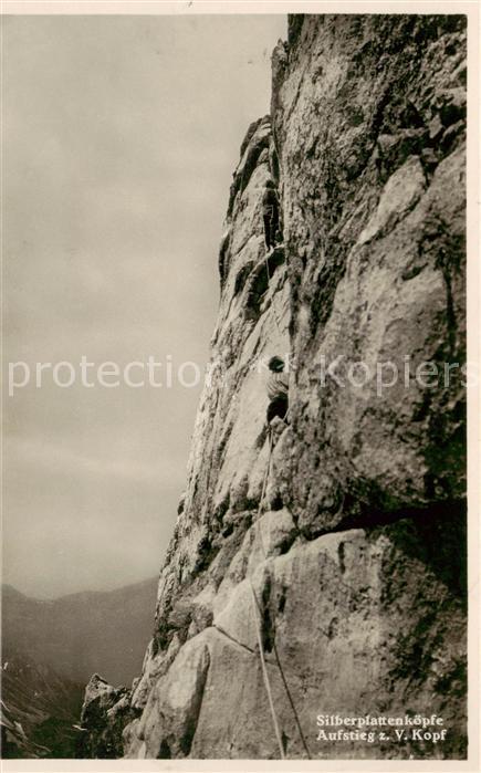 Silberplatten Berge Klettern