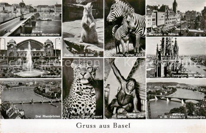 Zoo Gardin Zoologique-- Gruss aus Basel