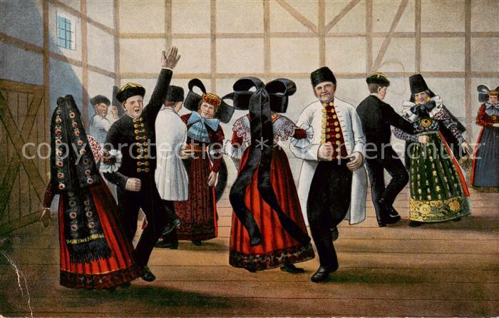 Schaumburg-Lippe Achttouriger Tanz Litho