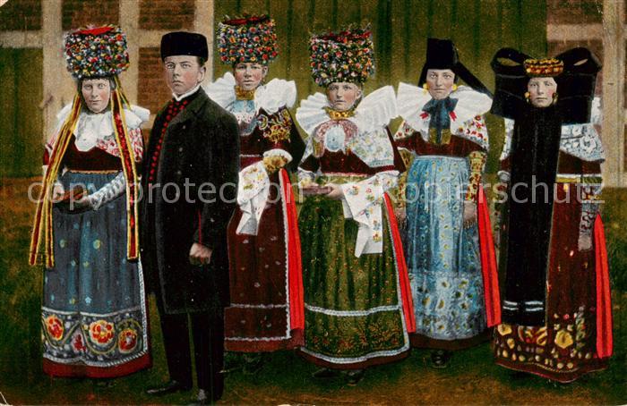 Schaumburg-Lippe Hochzeitszug Kirchgang Litho