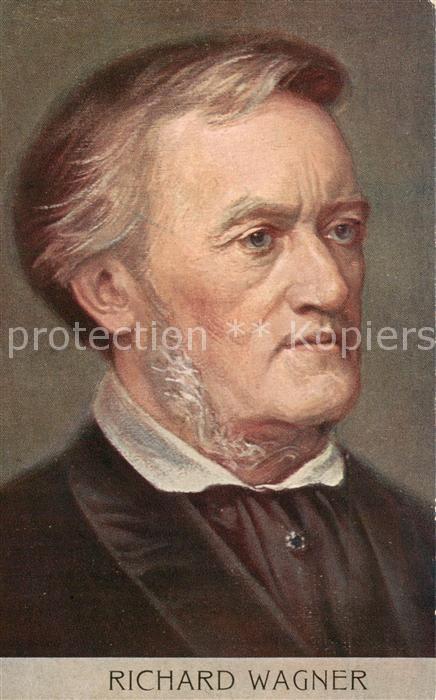 Wagner Richard Kuenstler Max Sinz Dresden Litho