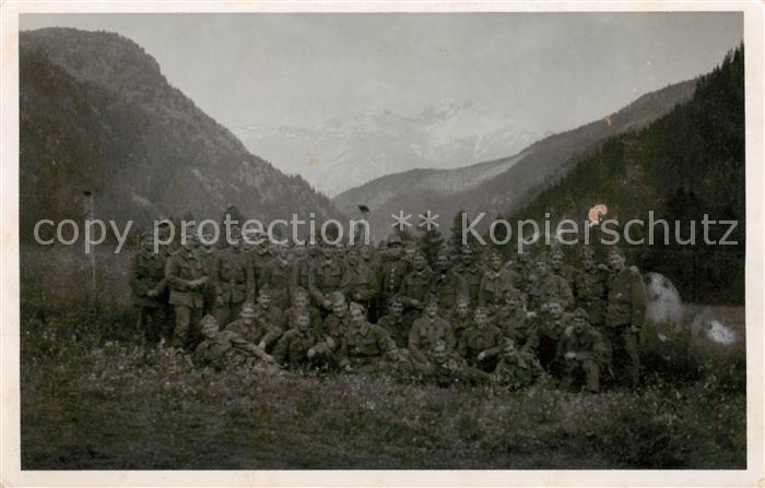 Militaria Schweiz Gruppenfoto Soldaten
